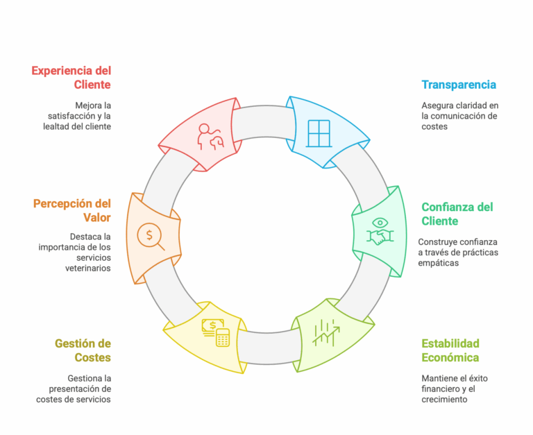 Ventajas de las prácticas claras y empáticas en la presentación de los costes de los servicios veterinarios.