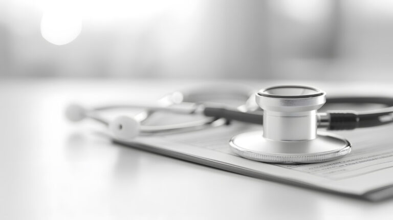close up of a stethoscope