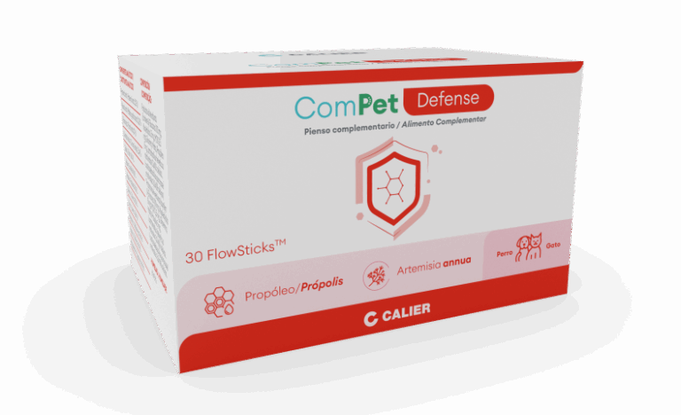 Caja de ComPet Defense, suplemento nutricional para perros y gatos
