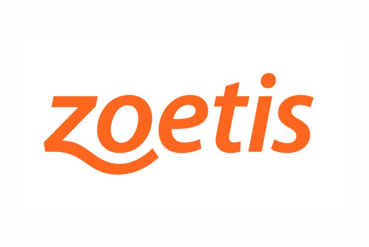 Logo de Zoetis, empresa de salud animal destacada en dermatología veterinaria.