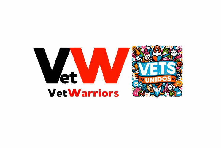Logos de Vet Warriors y Vets Unidos