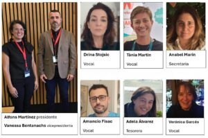 Miembros de la nueva junta de VetWarriors con sus cargos