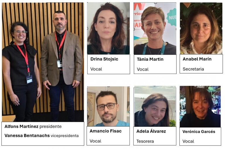 Miembros de la nueva junta de VetWarriors con sus cargos