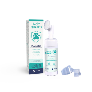 Envase de AdoQUATRO protector de almohadillas para mascotas de Calier