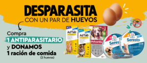 Segunda edición de la campaña solidaria “Desparasita con un par de huevos” a favor a Mensajeros de la Paz