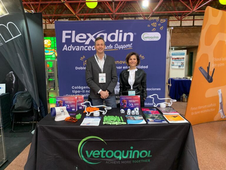 Stand de Flexadin y Vetoquinol en el XXX Congreso Internacional de la Sociedad Española de Cirugía Veterinaria