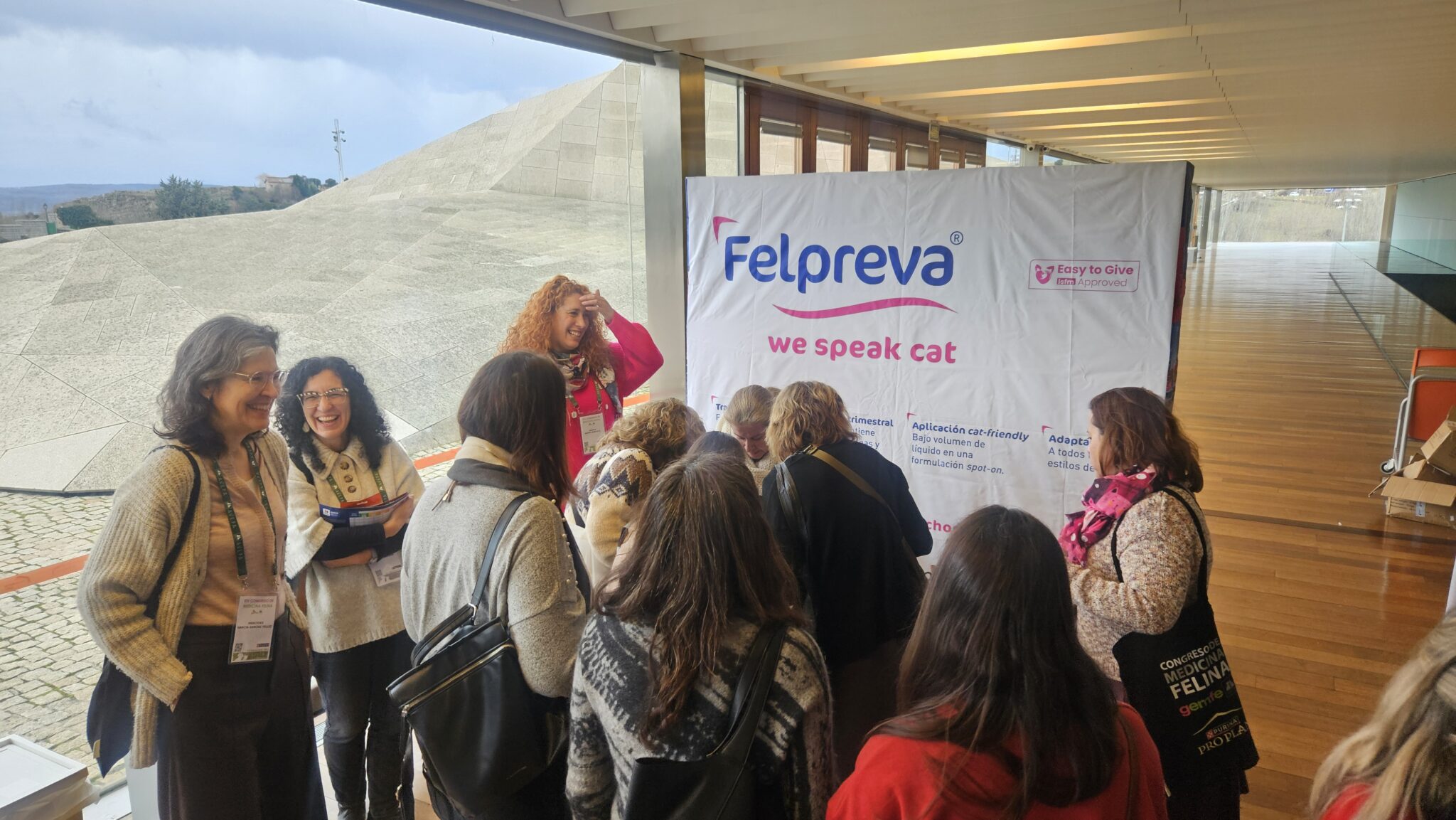 Stand de Vetoquinol en el XIV congreso de medicina felina de Avepa