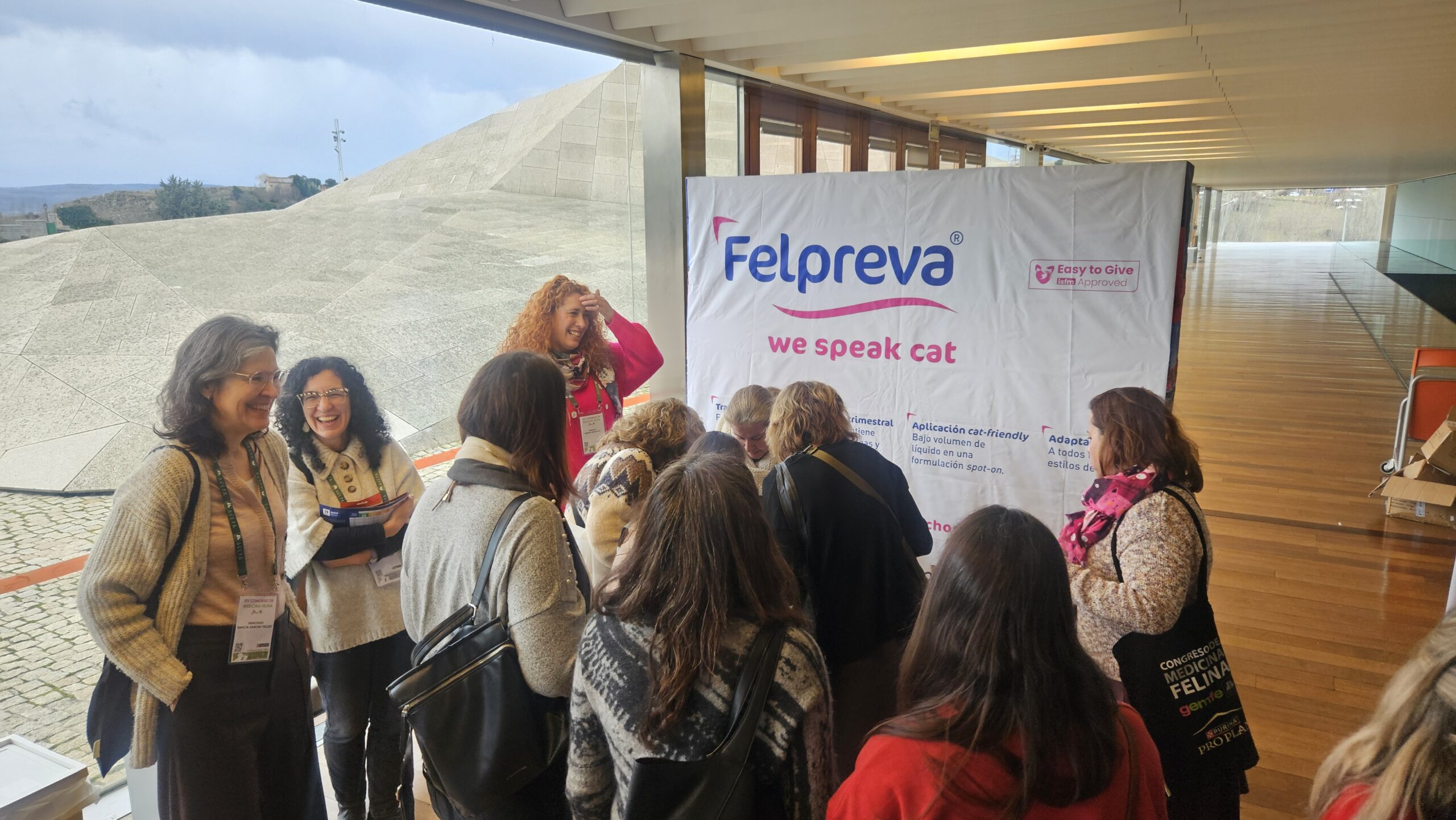 Stand de Vetoquinol en el XIV congreso de medicina felina de Avepa
