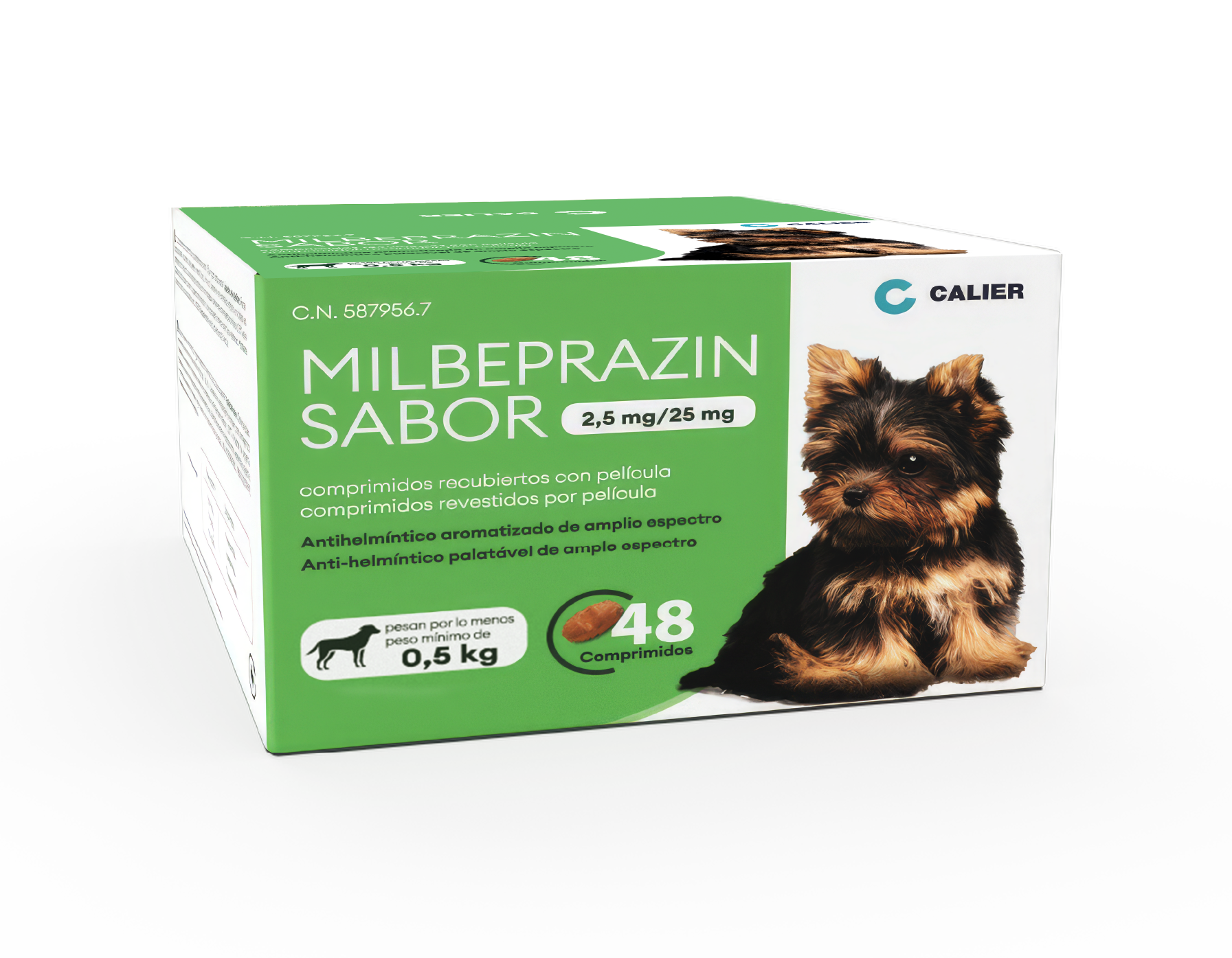 Caja de Milbeprazin Sabor para perros