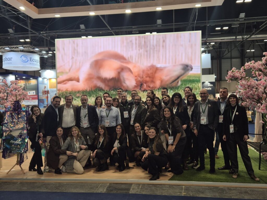 El stand de Elanco en Iberzoo+Propet fue un espacio de encuentro con los visitantes de la feria.