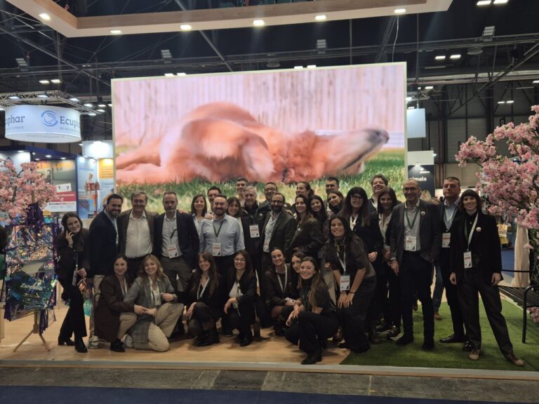 El stand de Elanco en Iberzoo+Propet fue un espacio de encuentro con los visitantes de la feria.