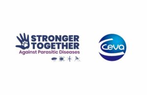 Logotipo de Ceva Salud Animal y Stronger Together todos contra las enfermedades parasitarias