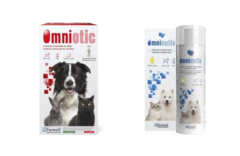 Productos Omnicutis y Omniotic de Hifarmax para para facilitar el día a día de los veterinarios