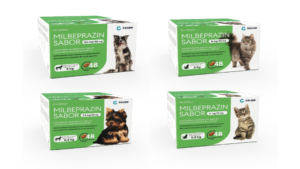 Cajas de Milbeprazin Sabor para perros y gatos