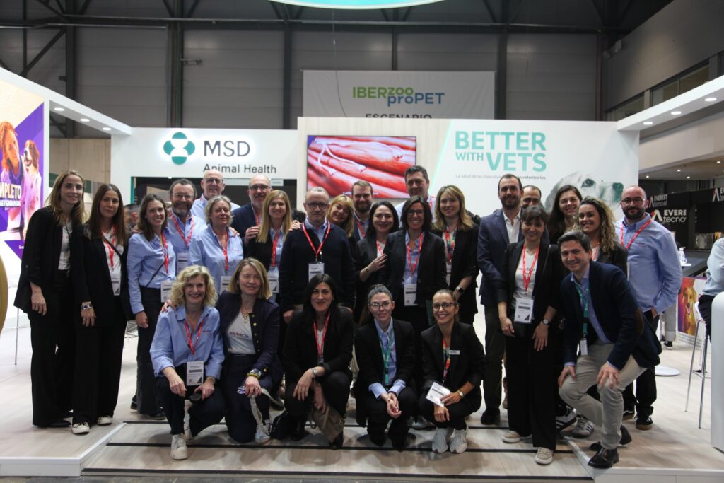 El equipo de MSD Animal Health en el evento Iberzoo Propet 2026.