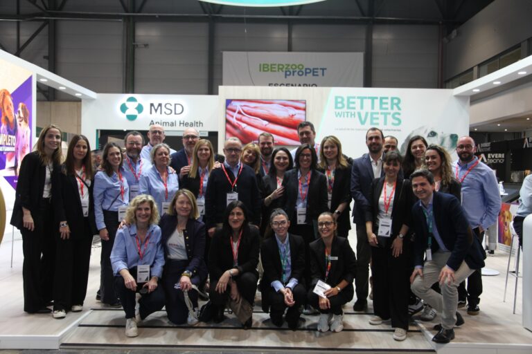 El equipo de MSD Animal Health en el evento Iberzoo Propet 2026.