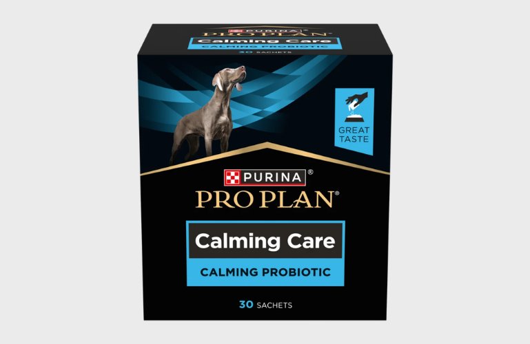 Caja de 30 sobres de Purina Pro Plan Calming Care.