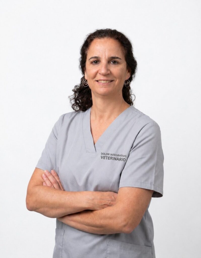 Antonia Pons Herrera, veterinaria experta en anestesia y rehabilitación veterinaria.