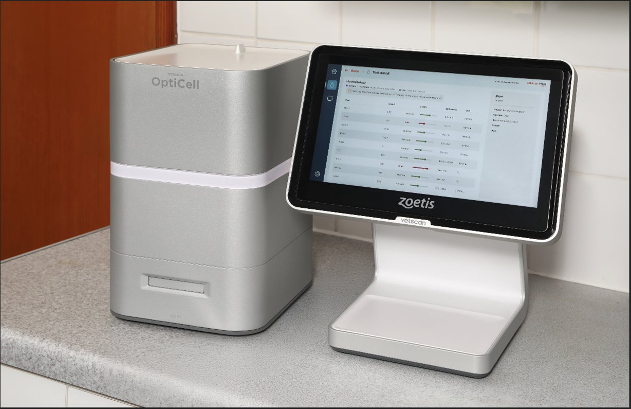 Analizador hematológico Vetscan OptiCell de Zoetis
