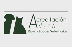 Logo de acreditación de AVEPA para especialidades veterinarias