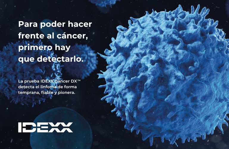 Imagen que representa la detección temprana del linfoma canino con IDEXX Cancer DX.