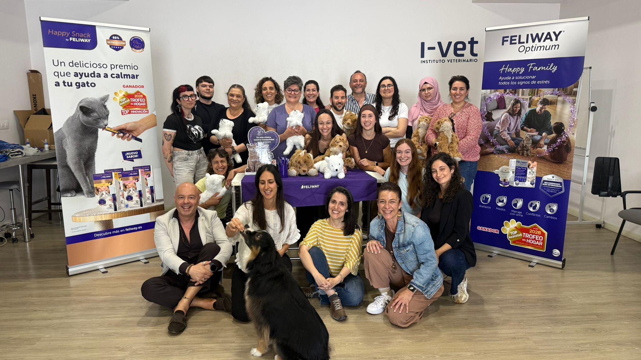 Veterinarios participantes en el curso Intensivo de Comportamiento Clínico de Ceva Salud Animal