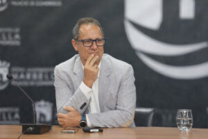 José Gutiérrez Palomino, presidente de Lexvet, en una conferencia.