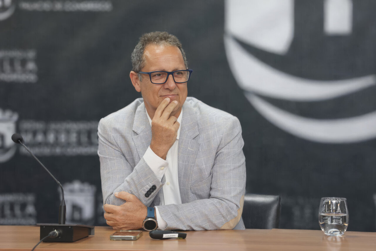 José Gutiérrez Palomino, presidente de Lexvet, en una conferencia.