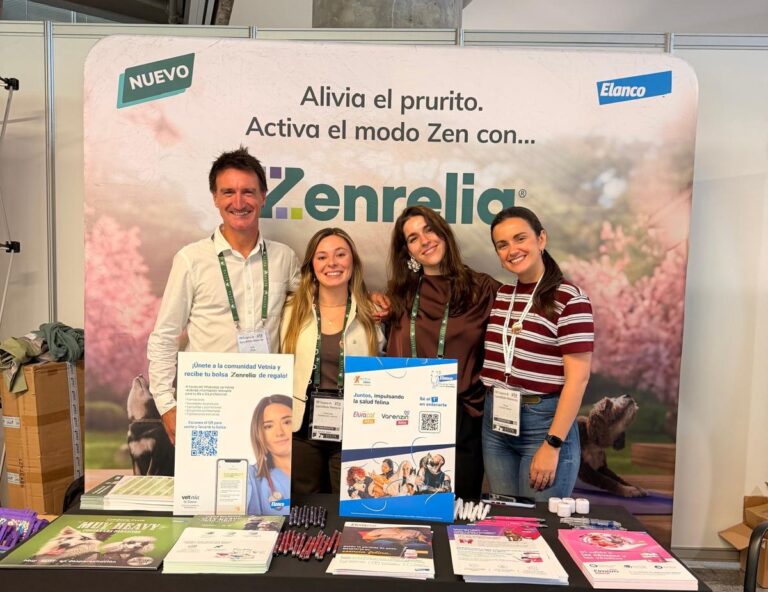 Equipo de Elanco en stand del GTA 2026