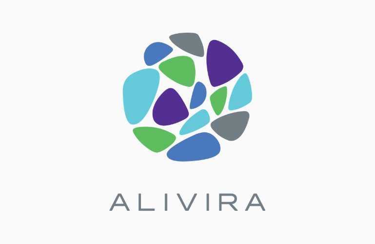 Logo de Alivira, laboratorio de productos veterinarios
