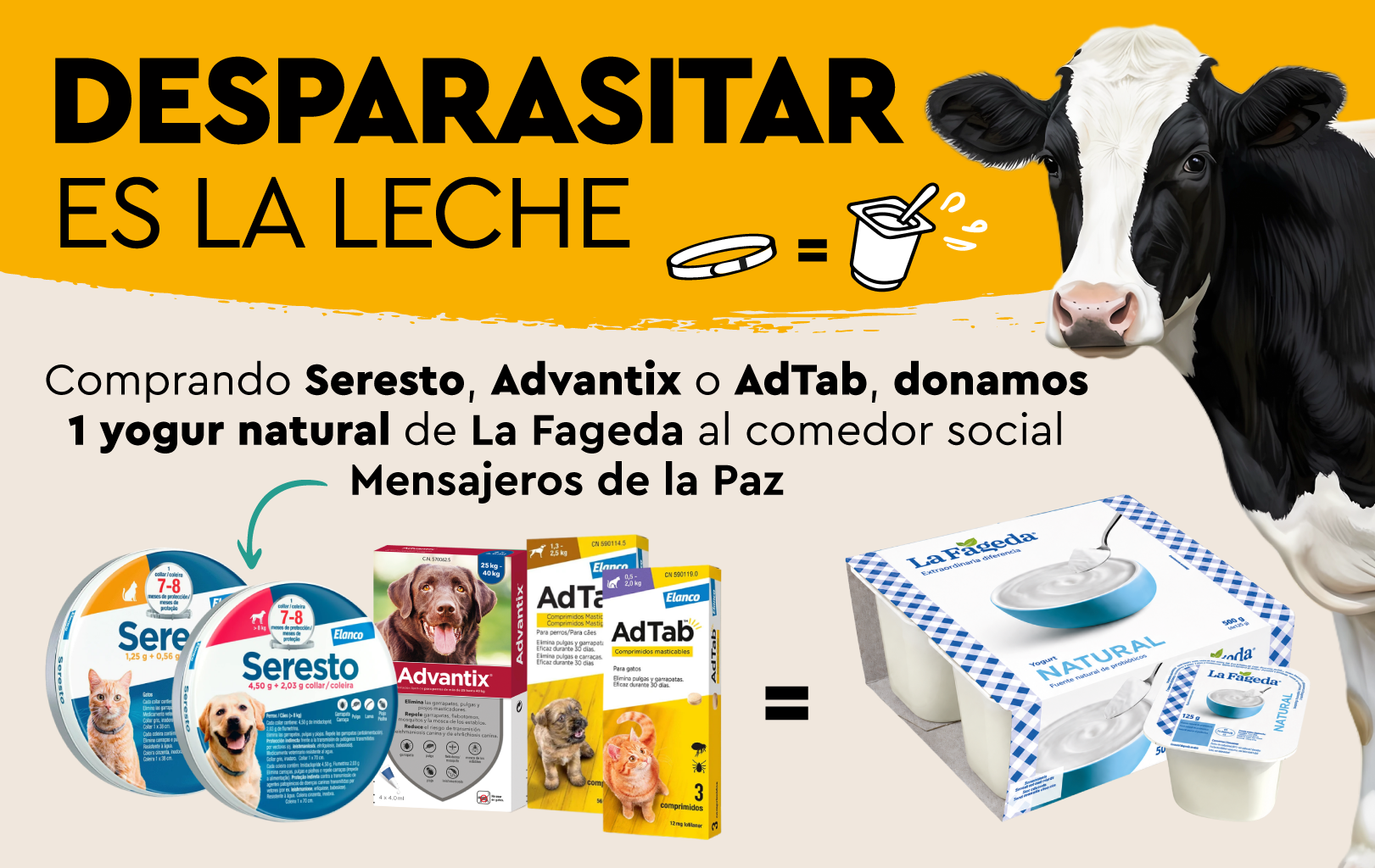 Imagen promocional de la campaña solidaria