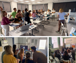 Grupo de personas en un curso sobre mejora de calidad de imagen