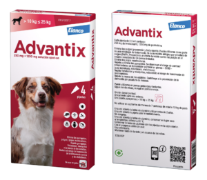 Prospecto de Advantix solución spot-on para perros